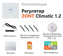 ZONT Climatic 1.2 Погодозависимый автоматический GSM / Wi-Fi регулятор (1 ГВС + 2 прямых/смесительных) с доставкой в Нижневартовск